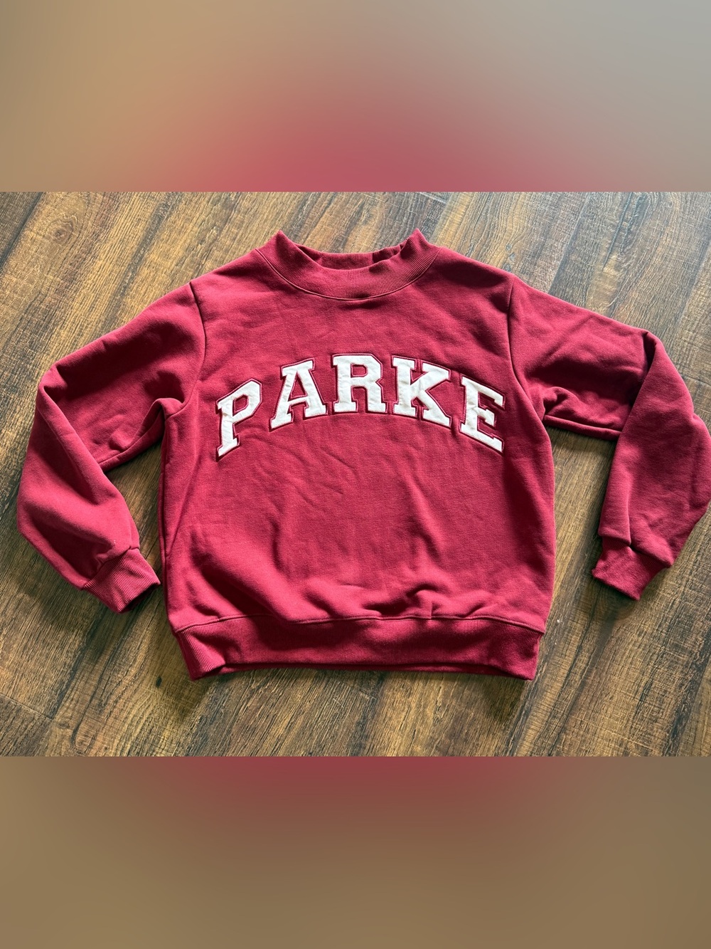 PARKE- Valentines Day Mockneck- Burgundy- S/M